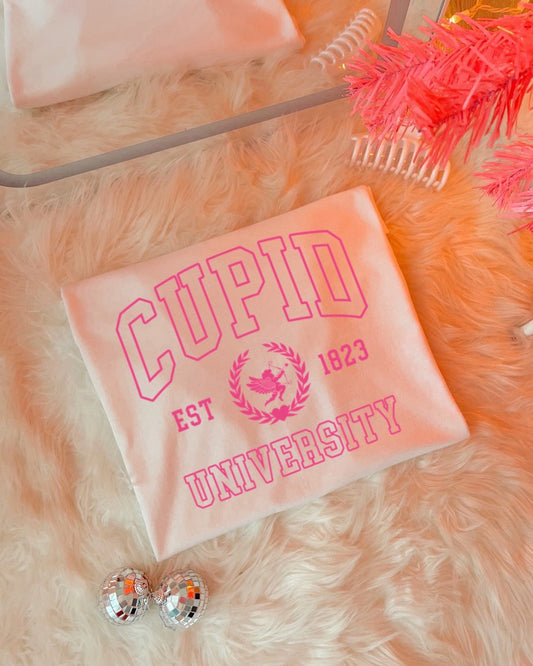 CUPID UNIVERSITY DARK PINK - DTF TRANSFER
