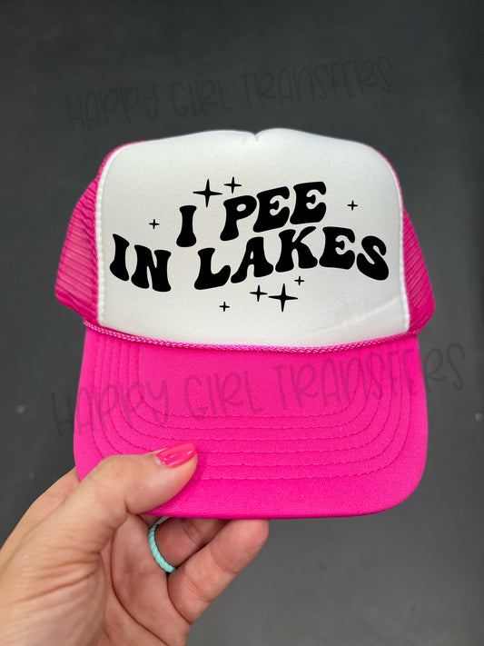 I PEE IN LAKES - DTF TRANSFER