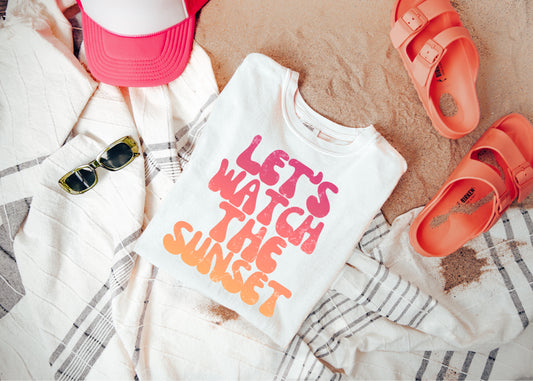 LET’S WATCH THE SUNSET-DTF TRANSFER