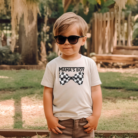 CHECKERED MAMA’S BOY - DTF TRANSFER