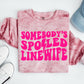 SOMEBODY’S SPOILED LINEWIFE (pink)- DTF TRANSFER