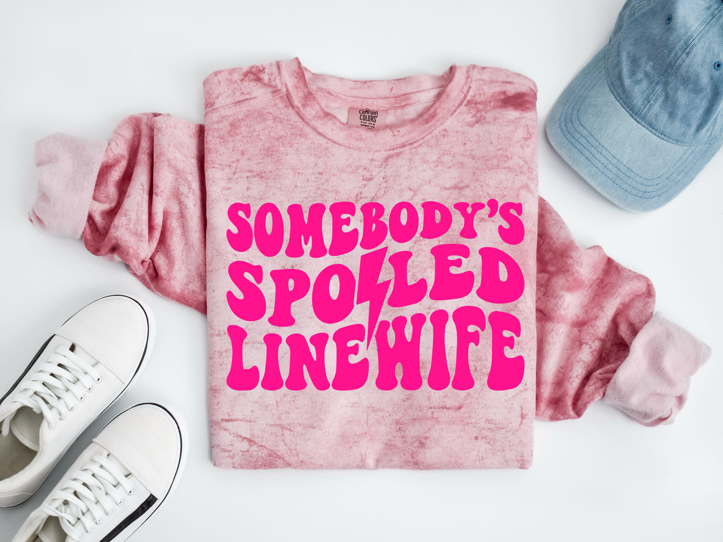 SOMEBODY’S SPOILED LINEWIFE (pink)- DTF TRANSFER