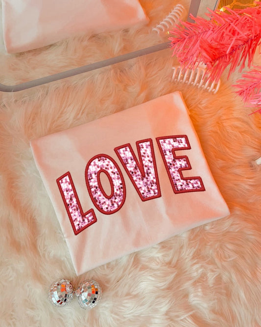 SEQUIN LOVE  - DTF TRANSFER