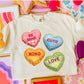 FAUX QUILTED SWEETHEARTS - DTF TRANSFER