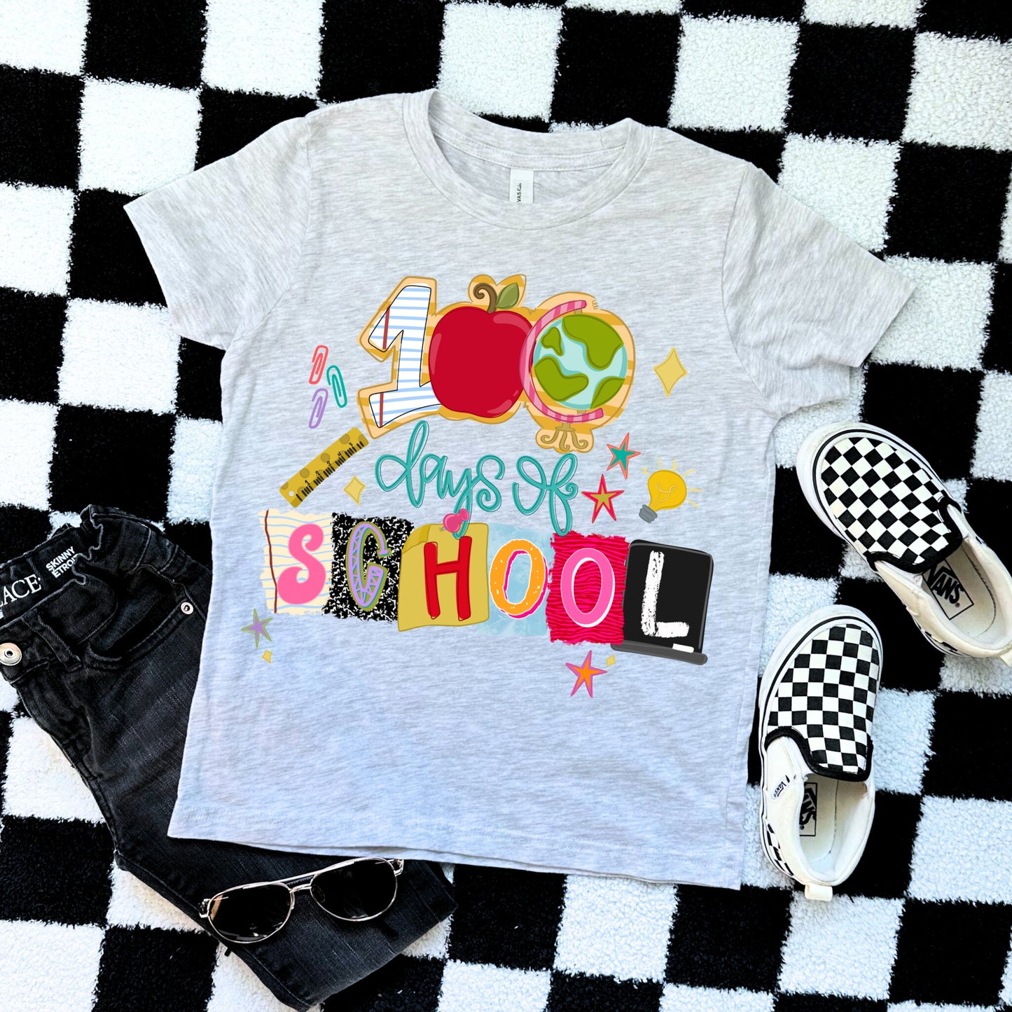 100 DAYS OF SCHOOL  - DTF TRANSFER