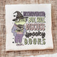 INTROVERTED BUT WILL DISCUSS SPOOKY BOOKS - DTF TRANSFER