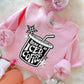BRING ME AN ICED COFFEE FAUX PATCH - DTF TRANSFER