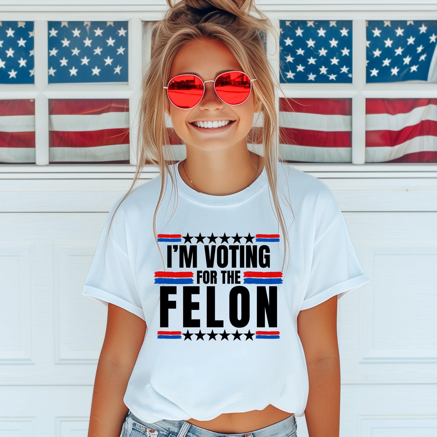 I’M VOTING FIR THE FELON - DTF TRANSFER