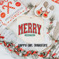 VINTAGE MERRY CHRISTMAS - DTF TRANSFER