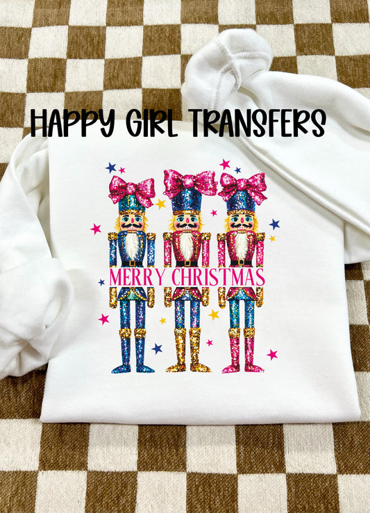 FAUX GLITTER NUTCRACKERS - DTF TRANSFER