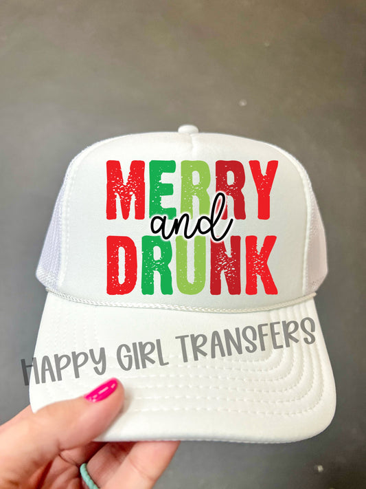MERRY AND DRUNK - DTF TRANSFER