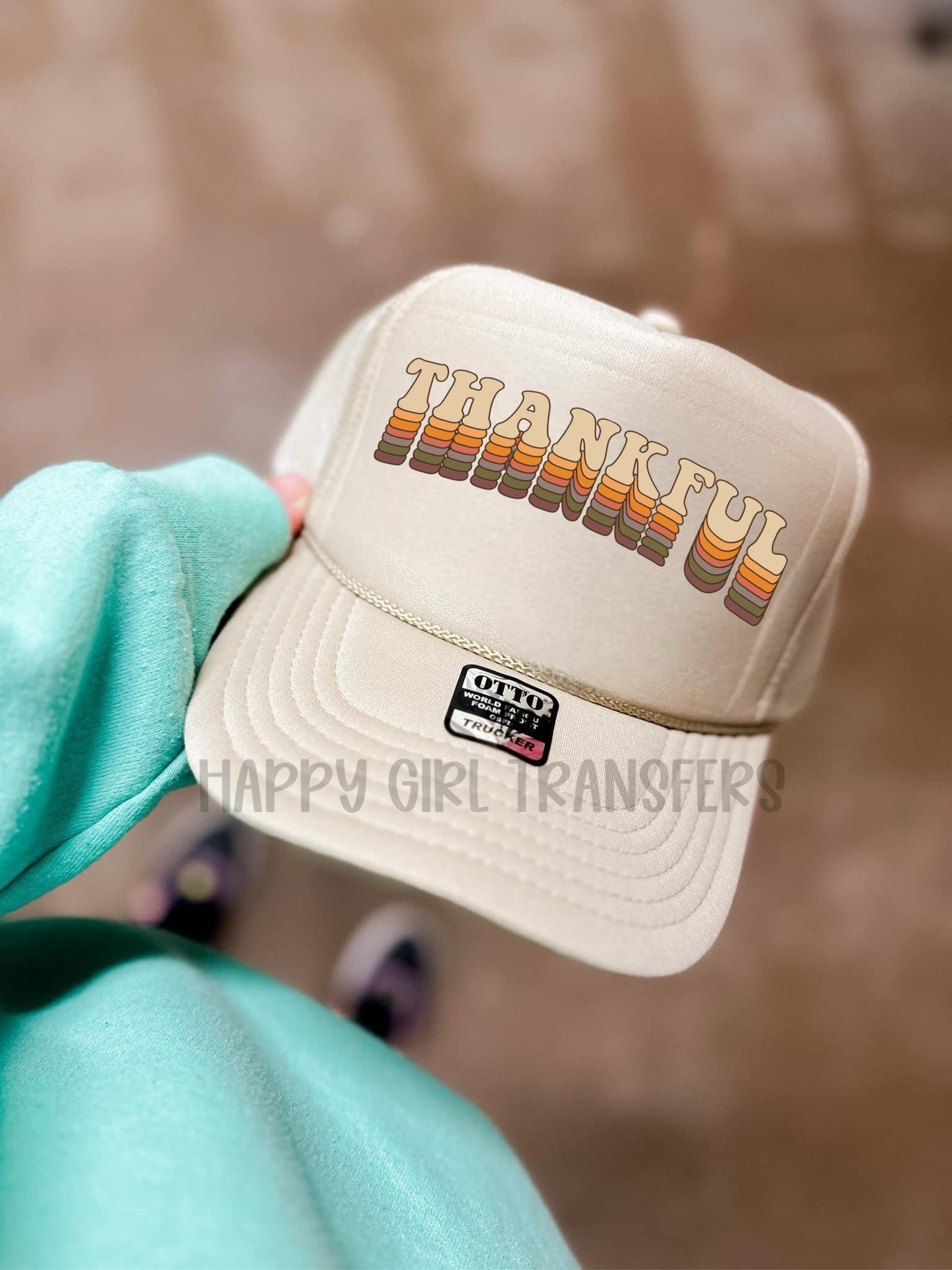 RETRO THANKFUL - DTF TRANSFER