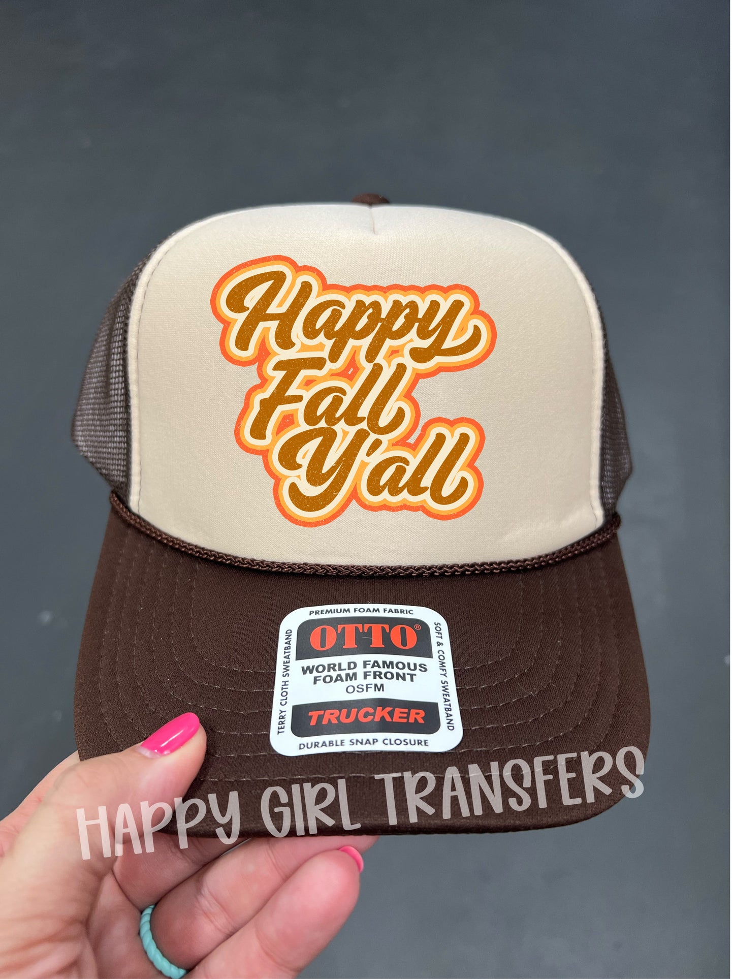 HAPPY FALL Y’ALL - DTF TRANSFER