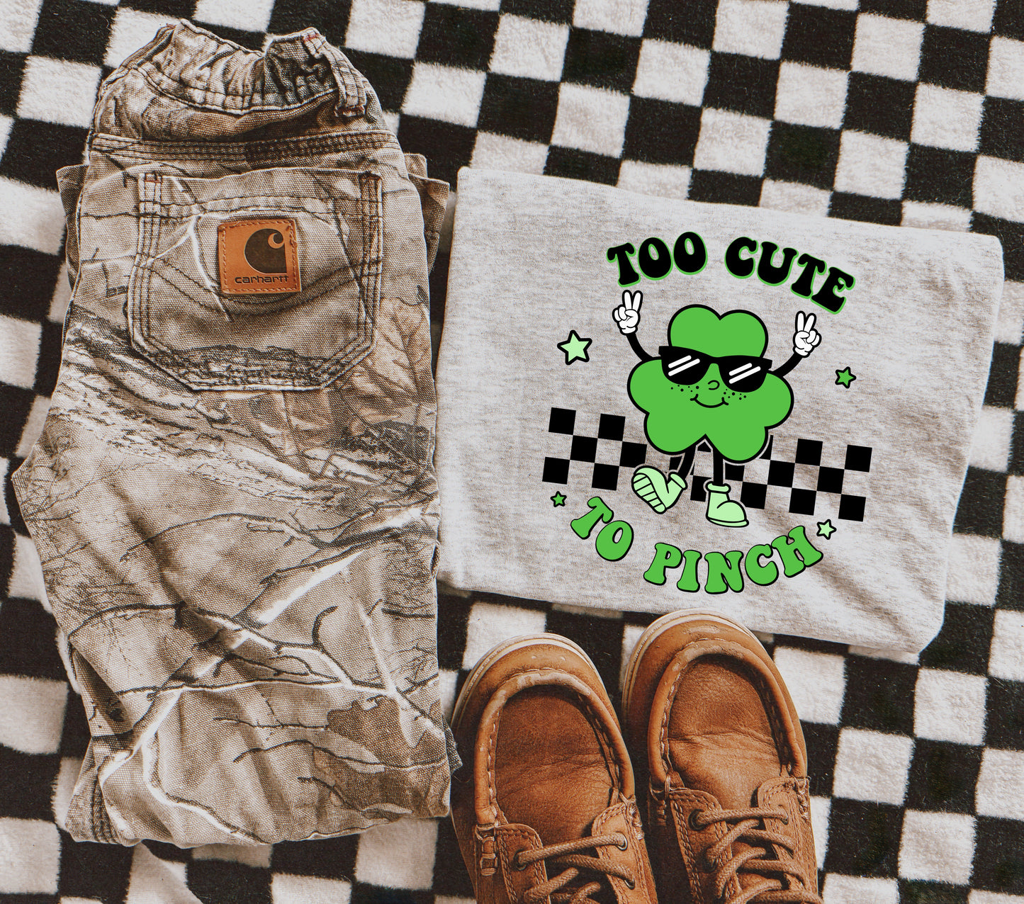 BOYS TOO CUTE TO PINCH - DTF TRANSFER