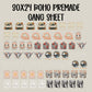 30x24 BOHO PRE-MADE TRUCKER HAT GANG SHEET