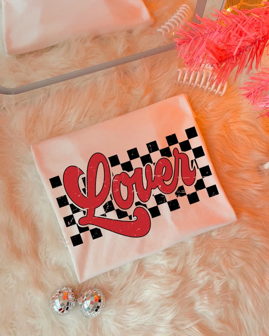 CHECKERED LOVER - DTF TRANSFER