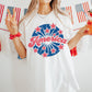 AMERICA WITH STARS - DTF TRANSFER