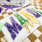 FAUX GLITTER MARDI GRAS - DTF TRANSFER