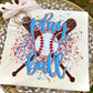 PLAY BALL WITH BATS - DTF TRANSFER