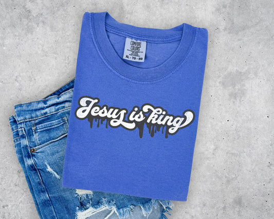 JESUS IS KING - DTF TRANSFER
