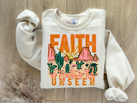 FAITH IS TRUSTING THE UNKNOWN - DTF TRANSFER
