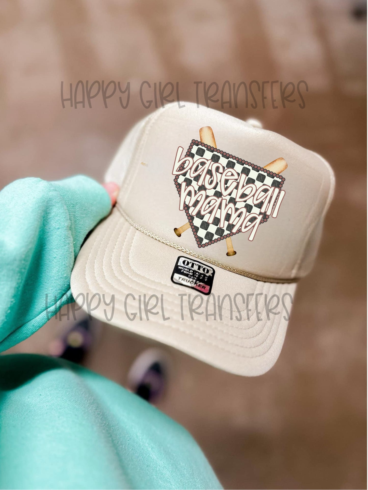NEUTRAL BASEBALL MAMA - DTF TRANSFER