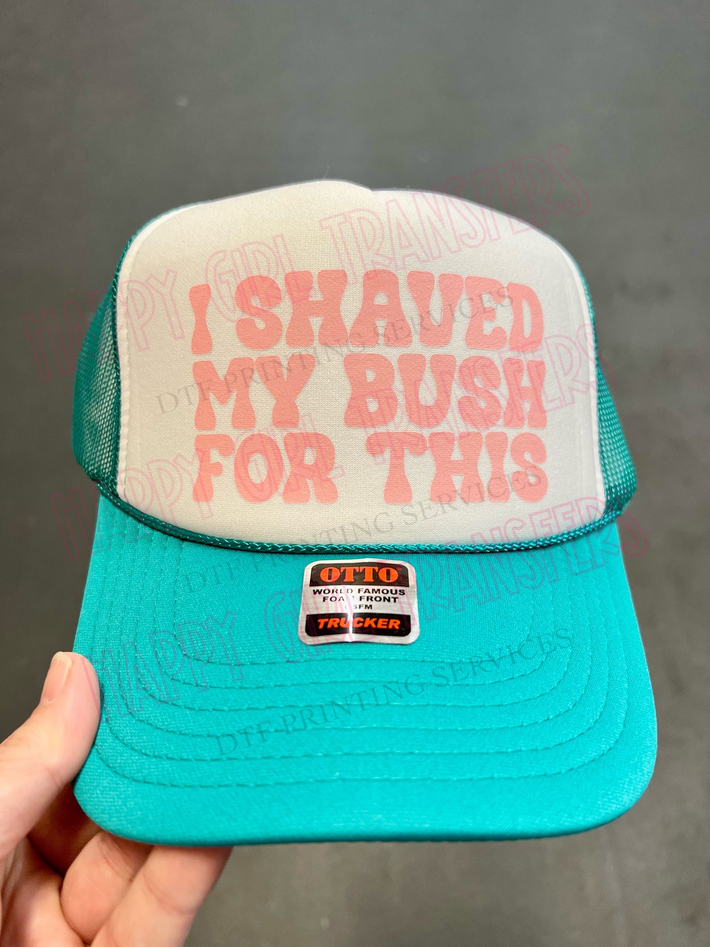 I SHAVED MY BUSH FOR THIS - DTF TRANSFER
