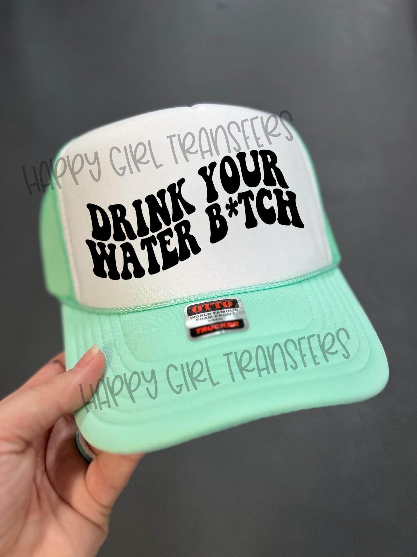 DRINK YOUR WATER BITCH - DTF TRANSFER