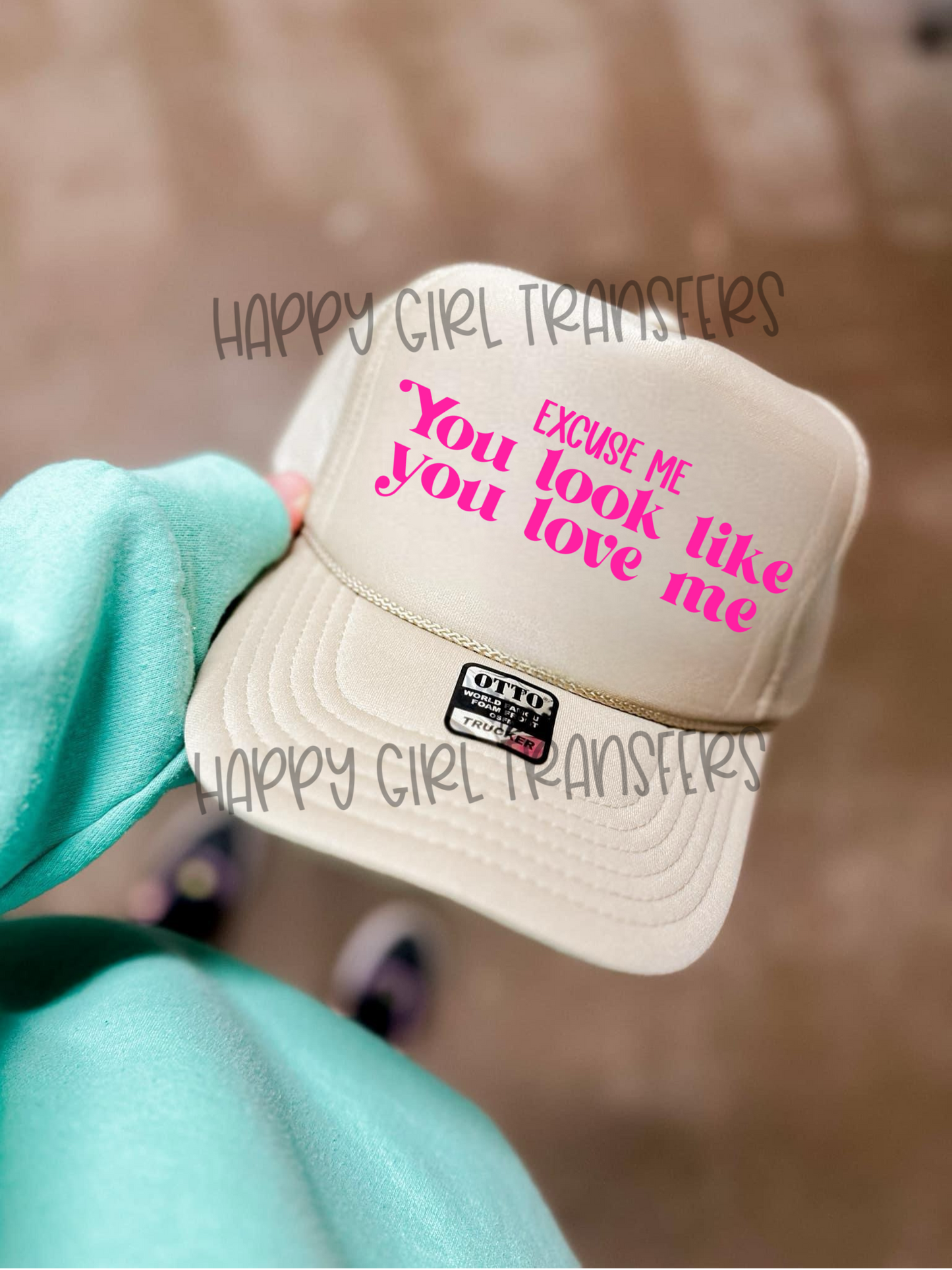 EXCUSE ME, YOU LOOK LIKE YOU LOVE ME - DTF TRANSFER