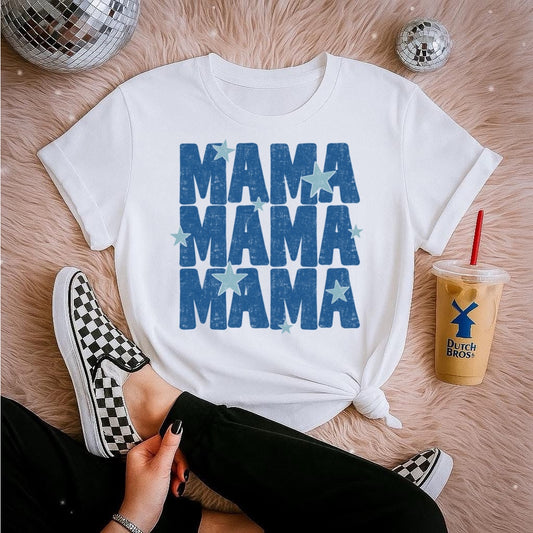 MAMA WITH STARS  - DTF TRANSFER