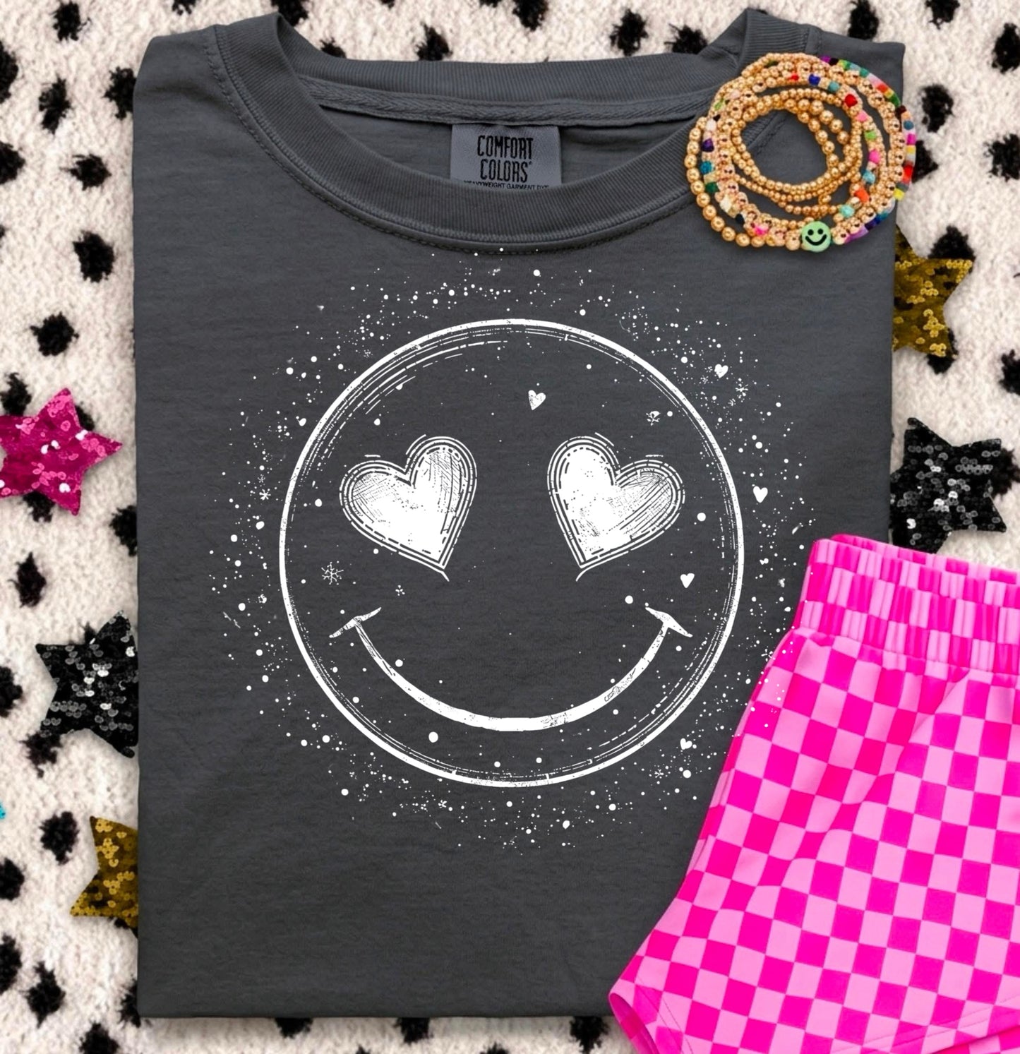 SPLATTER SMILEY - DTF TRANSFER