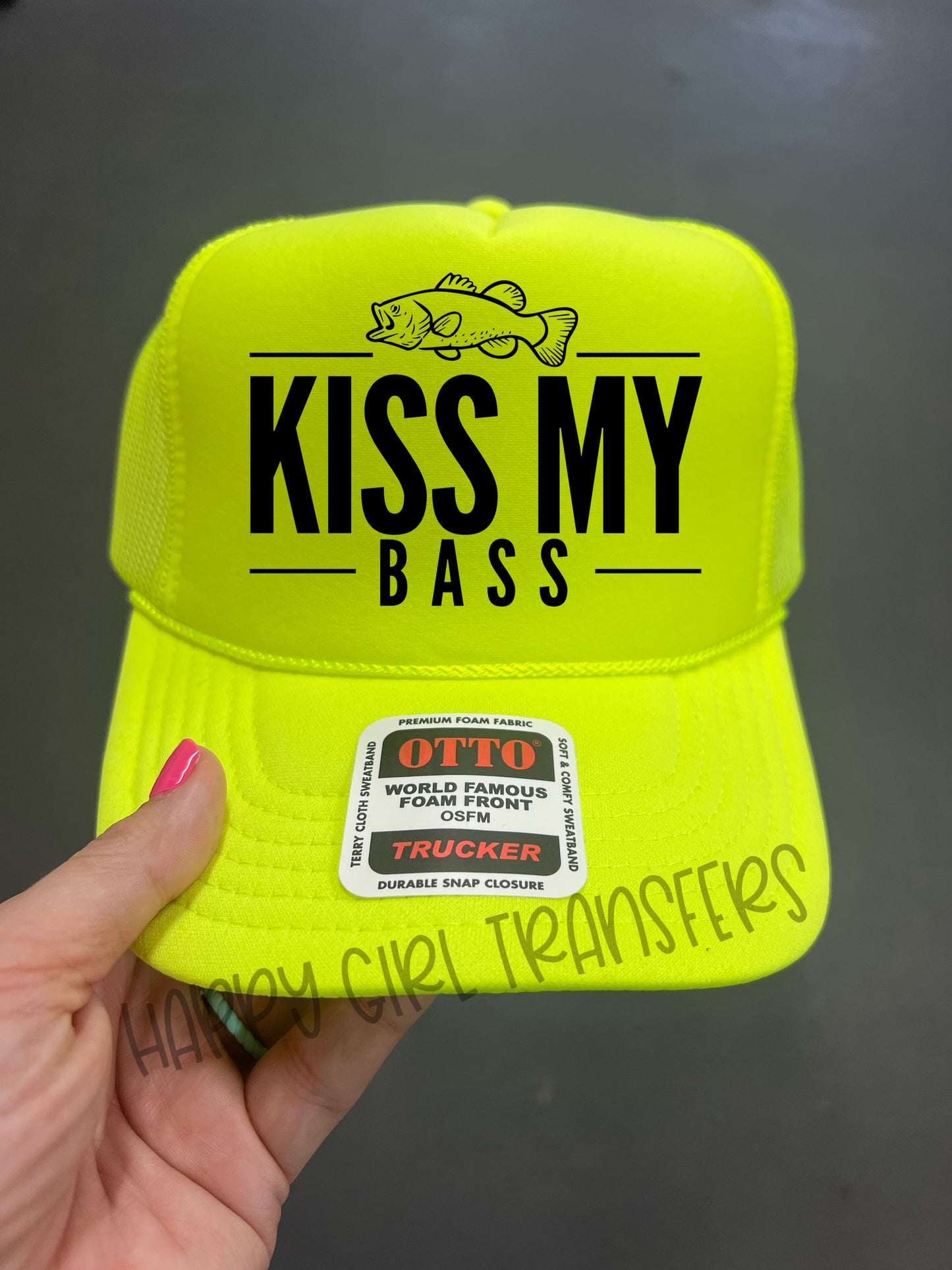 KISS MY BASS - DTF TRANSFER