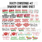 30x24 CHRISTMAS #2 PRE-MADE TRUCKER HAT GANG SHEET