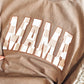 BROWN CHECKERED MAMA-DTF TRANSFER