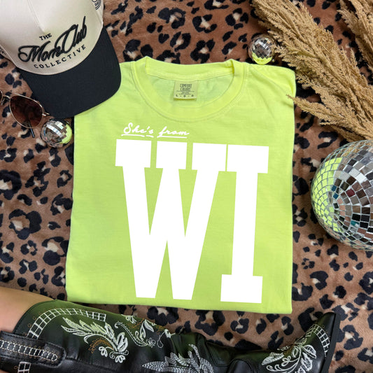 SHE’S FROM WISCONSIN - DTF TRANSFER