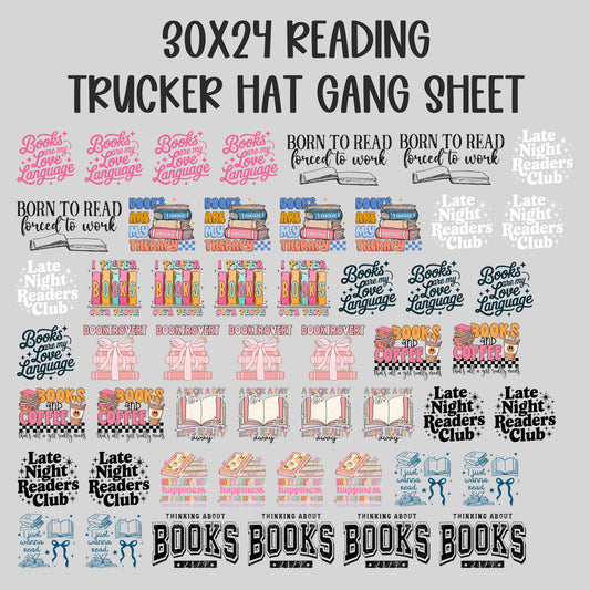 30x24 READING PRE-MADE T-SHIRT GANG SHEET