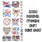 30x60 BASEBALL 2026 PRE-MADE GANG SHEET