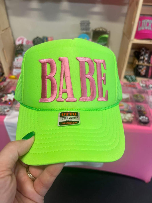 Pink Babe Puff Embroidery Patches