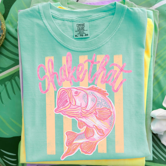 PASTEL SHAKE THAT BASS - DTF TRANSFER