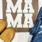 FAUX EMBROIDERED LEOPARD MAMA - DTF TRANSFER