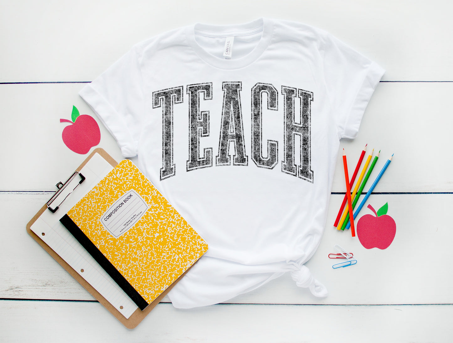 DISTRESSED TEACH - DTF TRANSFER