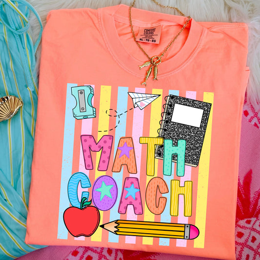 NEON MATH COACH - DTF TRANSFER