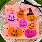 ORANGE & PINK PUMPKINS - DTF TRANSFER