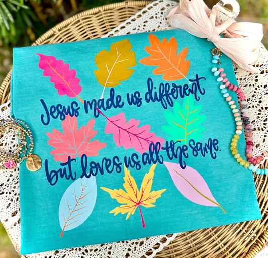 JESUS MADE US DIFFERENT - DTF TRANSFER