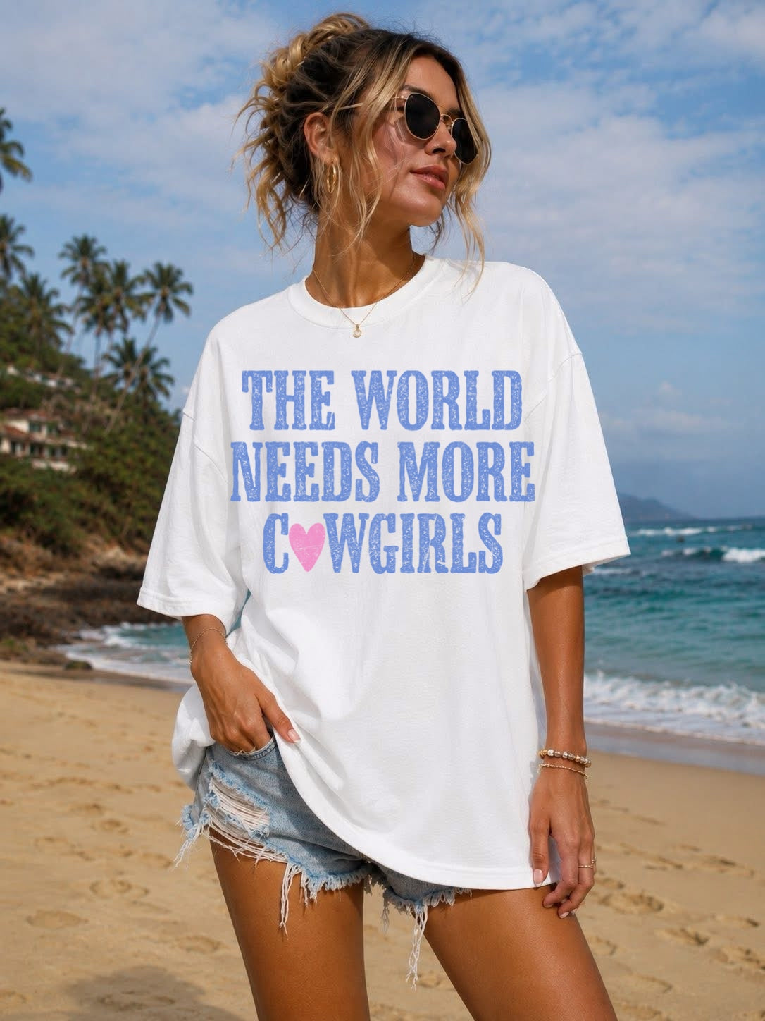 THE WORLD NEEDS MORE COWGIRLS - DTF TRANSFER