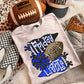FRIDAY NIGHT LIGHTS BLACK & ROYAL BLUE - DTF TRANSFER