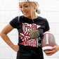FRIDAY NIGHT LIGHTS RED & WHITE - DTF TRANSFER