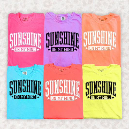 SUNSHINE ON MY MIND - DTF TRANSFER