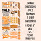 30x60 TENNESSEE VOLS PRE-MADE GANG SHEET