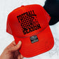 CHECKERED FOOTBALL SEASON - DTF TRANSFER